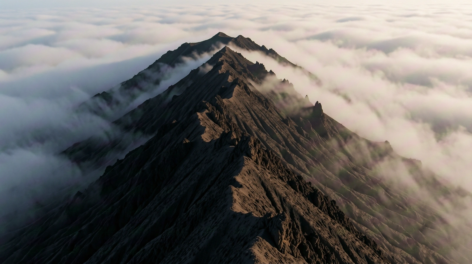 Indonesian volcanic landscape